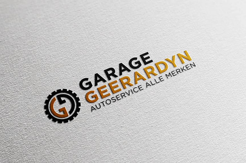 Huisstijl en logo voor garage gemaakt door creatief communicatiebureau Solid Designs uit regio Gent